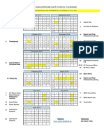 2018-2019 Anglophone East School Calendar: September 2018