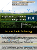 Introduction To New Technology in Agriculture