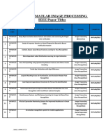 Matlab Image Processing IEEE Projects 2017