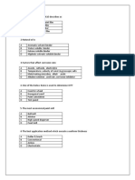 GENERAL TEST From Actual BGAS Exams