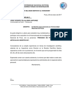 Carta de Presentación