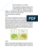 Problemas de Aprendizaje y Los Alumnos PDF