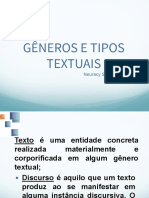 Gêneros e Tipos Textuais 2016