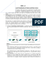 Unit - 2 Virtual Machines and Virtualization of Clusters and Data Centers