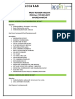 Course Content - Information Security PDF