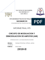 Informe Final Modulacion y Demodulacion Am