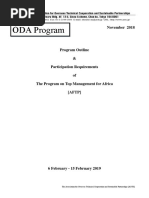 ODA Program: November 2018