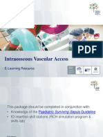 Intraosseous Vascular Access: E-Learning Resource