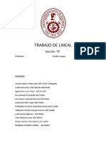 Trabajo Lineal