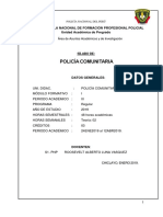 Policía Comunitaria Entrega 2018 Oyarce