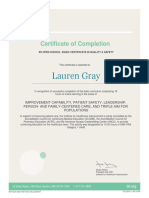 Gray Ihi Certification