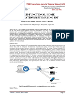 Multi-Functional Home Automation System Using Iot: IPASJ International Journal of Computer Science (IIJCS)