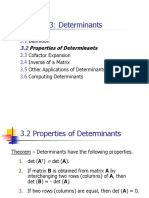 Chapter 3: Determinants