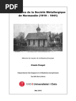 Les Russes de La Société Métallurgique de Normandie (1919 - 1941)