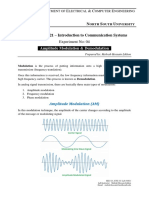 Amplitude Modulation & Demodulation: D E & C E