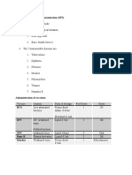 Expended Program For Immunization (EPI)