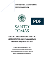 Preguntas Capítulo 1 Y 2 "PREPARACIÓN Y EVALUACIÓN DE PROYECTOS 5ta EDICIÓN"