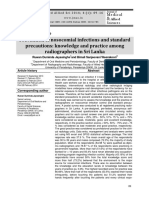 Standard Precautions Knowledge and Practice Among Radiographers in Sri Lanka