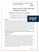 Four Quadrant Speed Control of DC Motor With The Help of AT89S52 Microcontroller