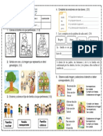 Ficha # 5 Evaluación La Familia