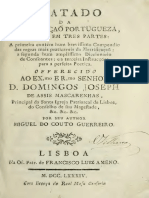 Tratado Da Versificação Portuguesa - 1784 - Miguel Do Couto Guerreiro PDF