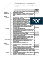 Issm Stard Checklist