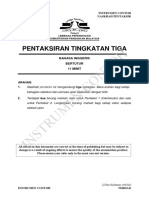 PT3 Speaking Sample Test - Examiner Booklet