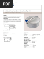 Alfa Laval Access Tank Cover Circular Cover Type LKDC Product Leaflet