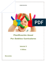 PLANIFICACION ANUAL Inicial Por Quimestres