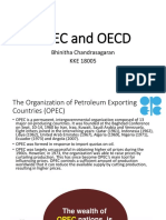 Opec and Oecd: Bhinitha Chandrasagaran KKE 18005