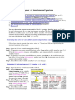 Chapter 14: Simultaneous Equations