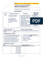 Sesiones de Aprendizaje - 1°