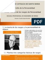 Clase 02 - Teoria de Los Rasgos Allport - Cattell 5 Grandes Factores