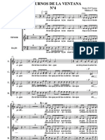 Nocturno de La Ventana 4. Music Sheet