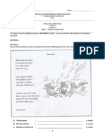 This Paper Consists of Three Sections, SECTION A, B and C. You Must Answer All Questions in The Spaces Provided