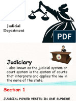 Article Viii: Judicial Department