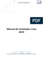 Manual de Instalação e Uso Manual de Instalação e Uso AE25