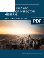 OIG First Quarter 2019 Report