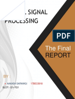 Digital Signal Processing: The Final