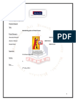 Marketing Management Project Report Topic:: Marketing Plan of Peek Frean