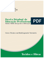 Curso Técnico em Modelagem Do Vestuário - Tecidos Fibras PDF