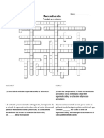 Crucigrama Fecundacion Sin Respuesta PDF