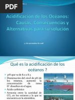 Acidificación de Los Océanos