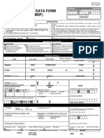 Member'S Data Form (MDF) : Membership Category