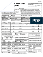 Member'S Data Form (MDF) : Membership Category