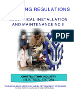 Training Regulations: Electrical Installation and Maintenance NC Ii