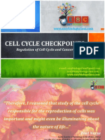 Cell Cycle Checkpoints PPT by Easybiologyclass