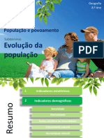 1 - Demografia e Indicadores Demográficos