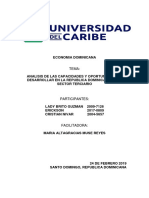 Trabajo Final Economia Dominicana