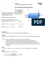 Worksheet 4: Brittle Coulomb Mohr Theory: VQ Ib